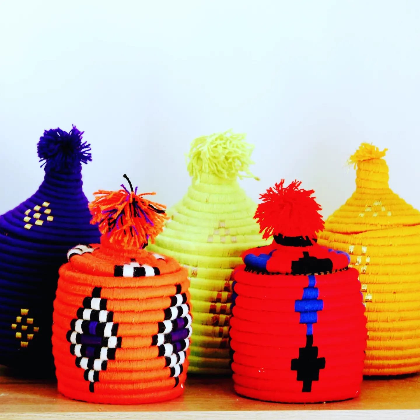 Panier Marocain En Palmier Tressé à Main - Couffin Sac à Main Ou épaule, Naturel Et Marron